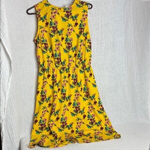 a new day Yellow Floral Midi Dress